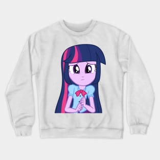 Worried Twilight Sparkle Crewneck Sweatshirt